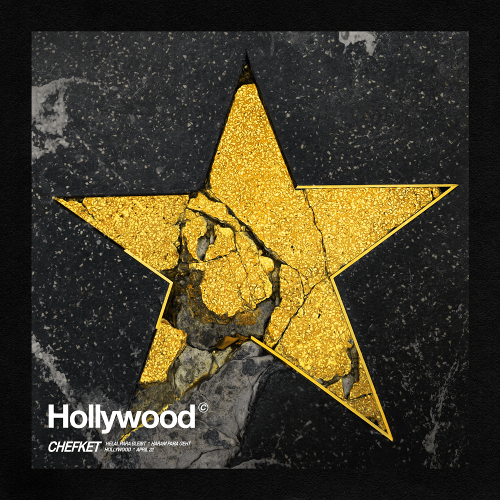 Album cover art for "HOLLYWOOD" by Chefket & Ninja Kidsoul
