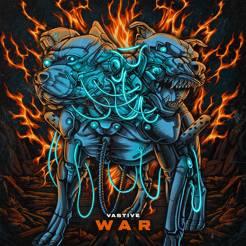 Album cover art for "War" by Vastive