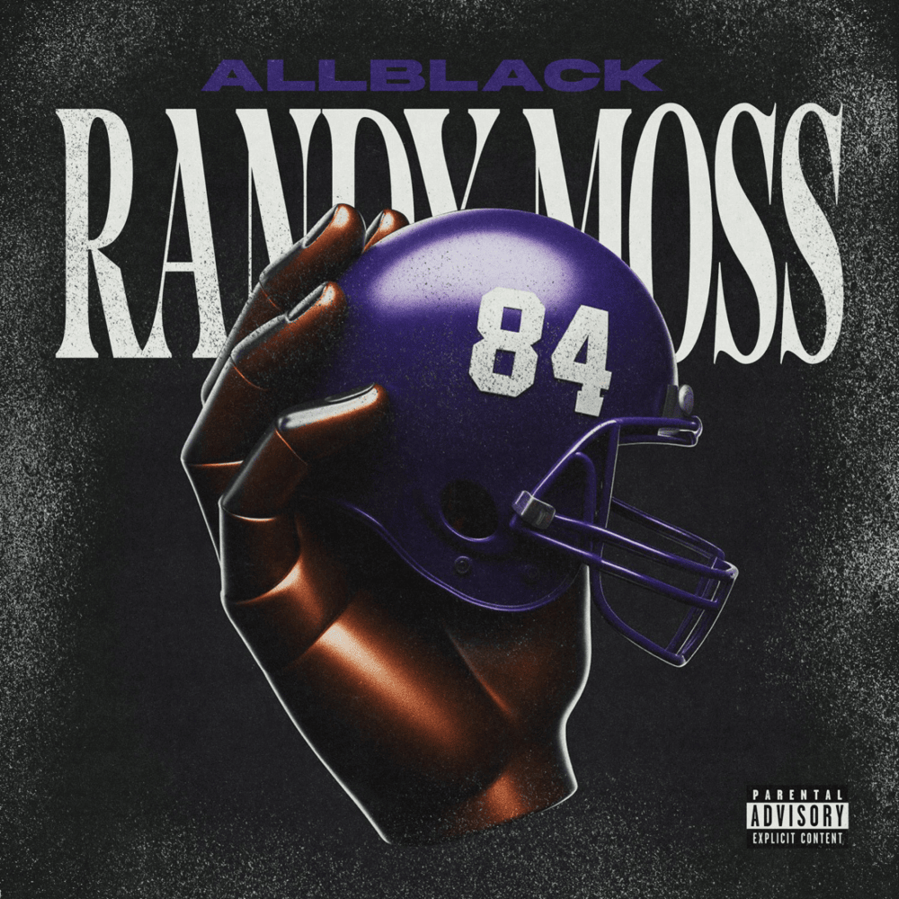 Album cover art for "Randy Moss" by ALLBLACK