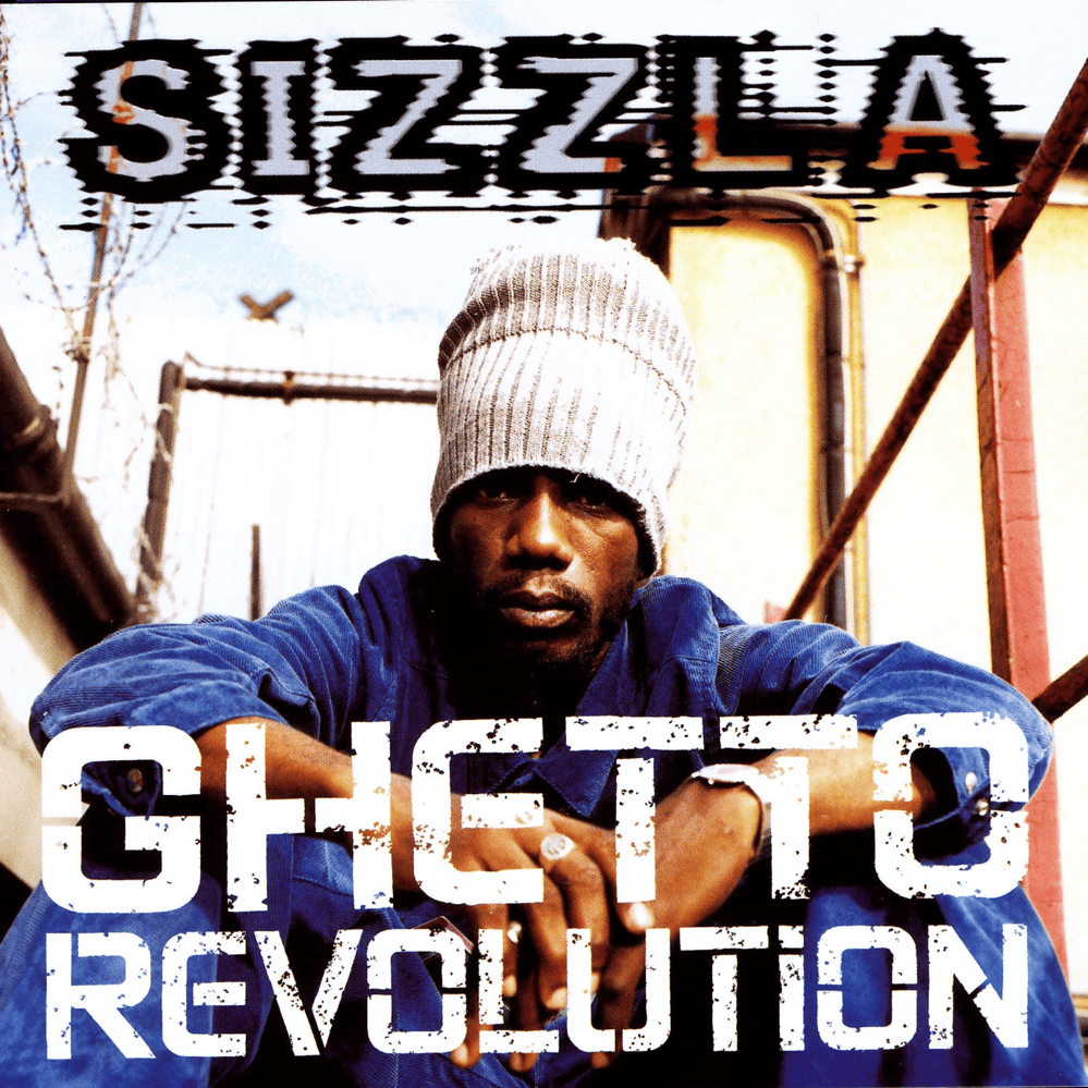 Album cover art for "Live It Up" by Sizzla