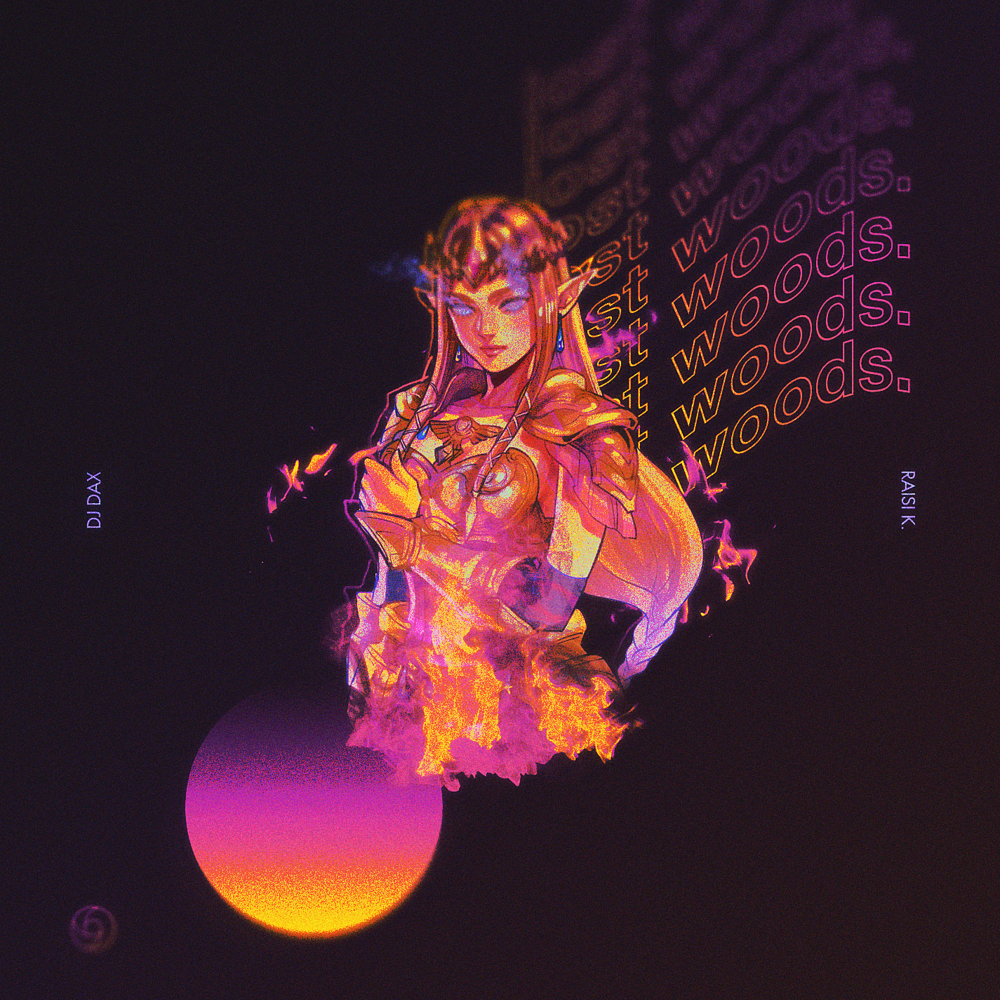 Album cover art for "Lost woods." by pdr dax & CAMOGOD