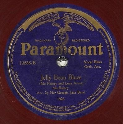 Album cover art for "Jelly Bean Blues" by Ma Rainey