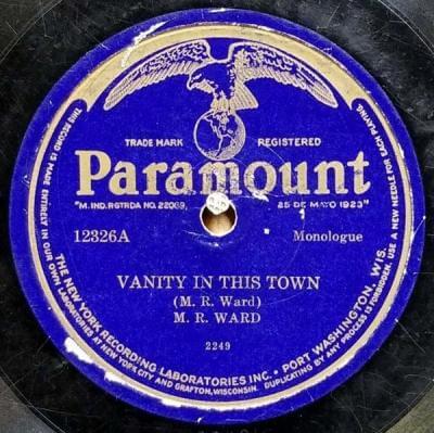 Vanity In This Town by M. R. Ward
