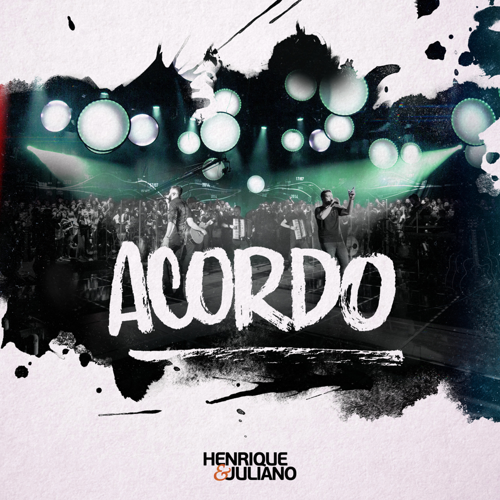 Album cover art for "Acordo (Ao Vivo)" by Henrique & Juliano