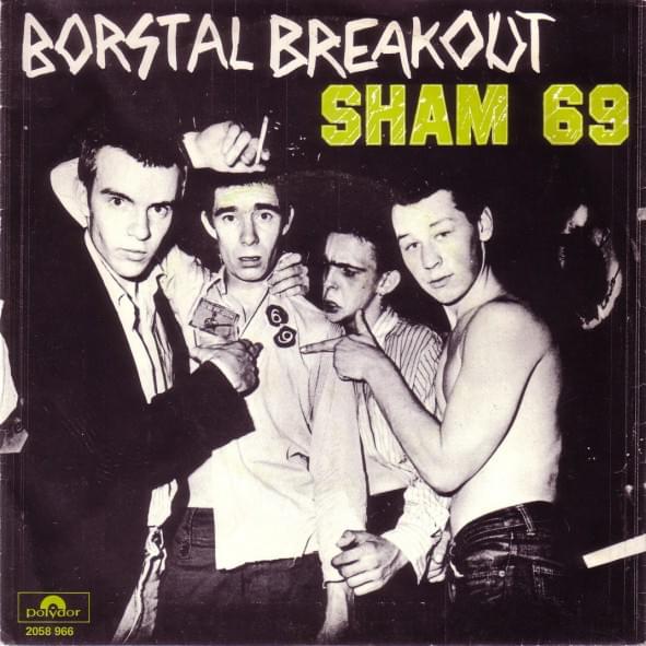 Album cover art for "Borstal Breakout" by Sham 69