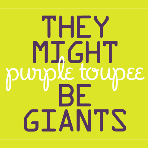 Album cover art for "Purple Toupee" by They Might Be Giants