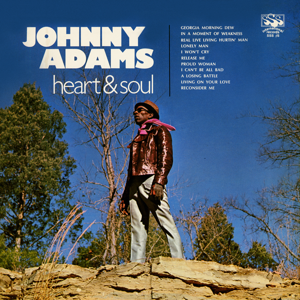 Album cover art for "A Losing Battle" by Johnny Adams