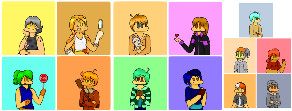 Cover image for Personified Planets/Celestial Bodies