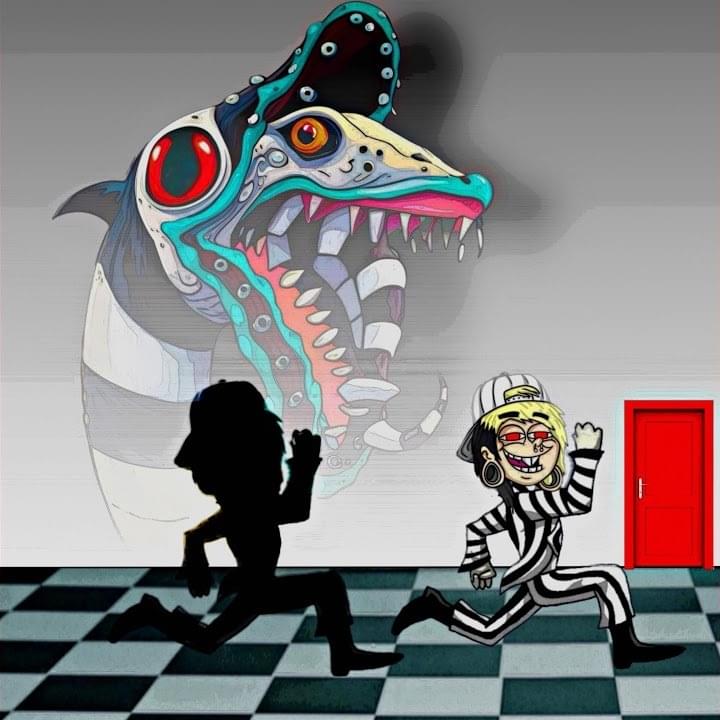 Album cover art for "Giant Snake" by Dot Dot Curve & Its KiDDO