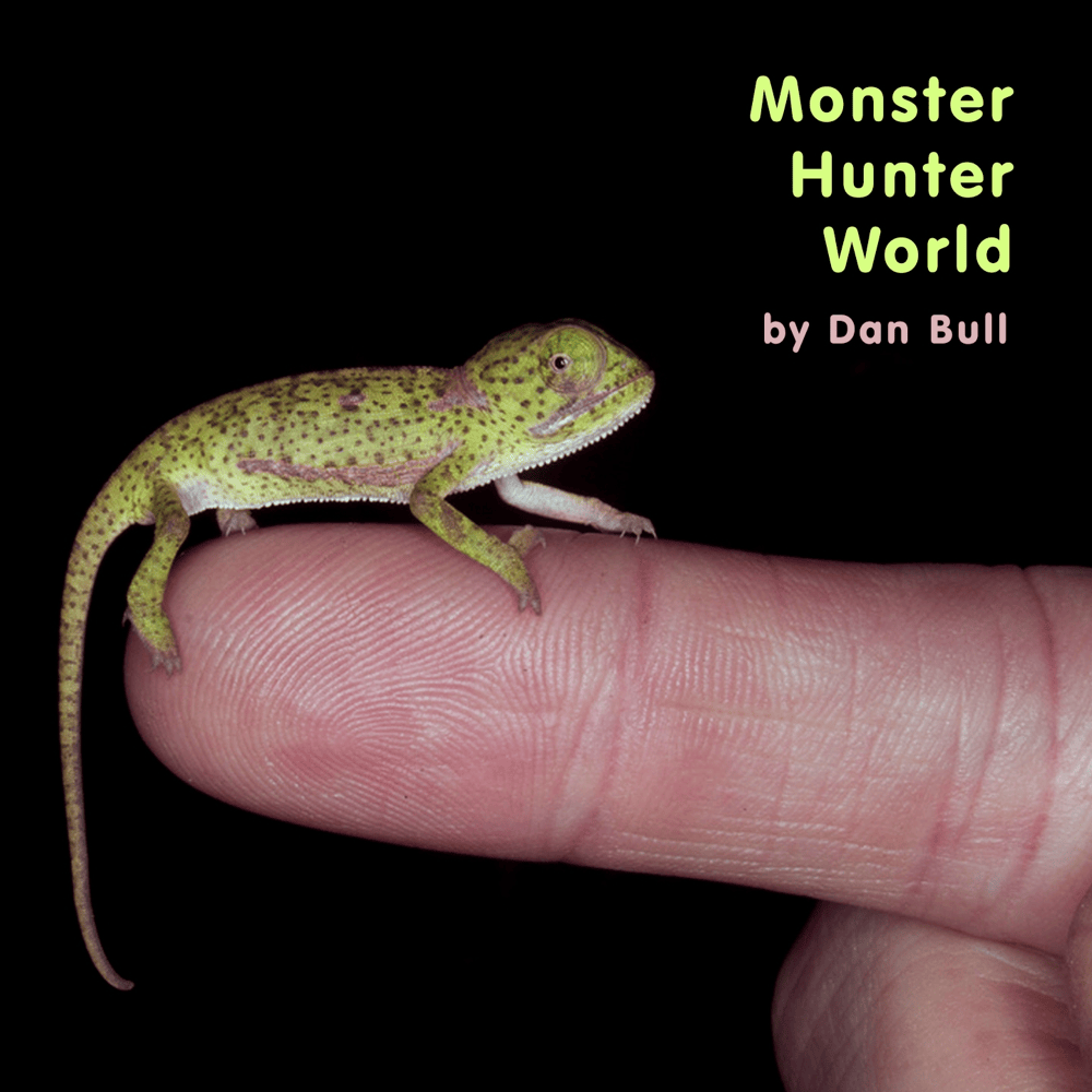 Album cover art for "Monster Hunter World" by Dan Bull
