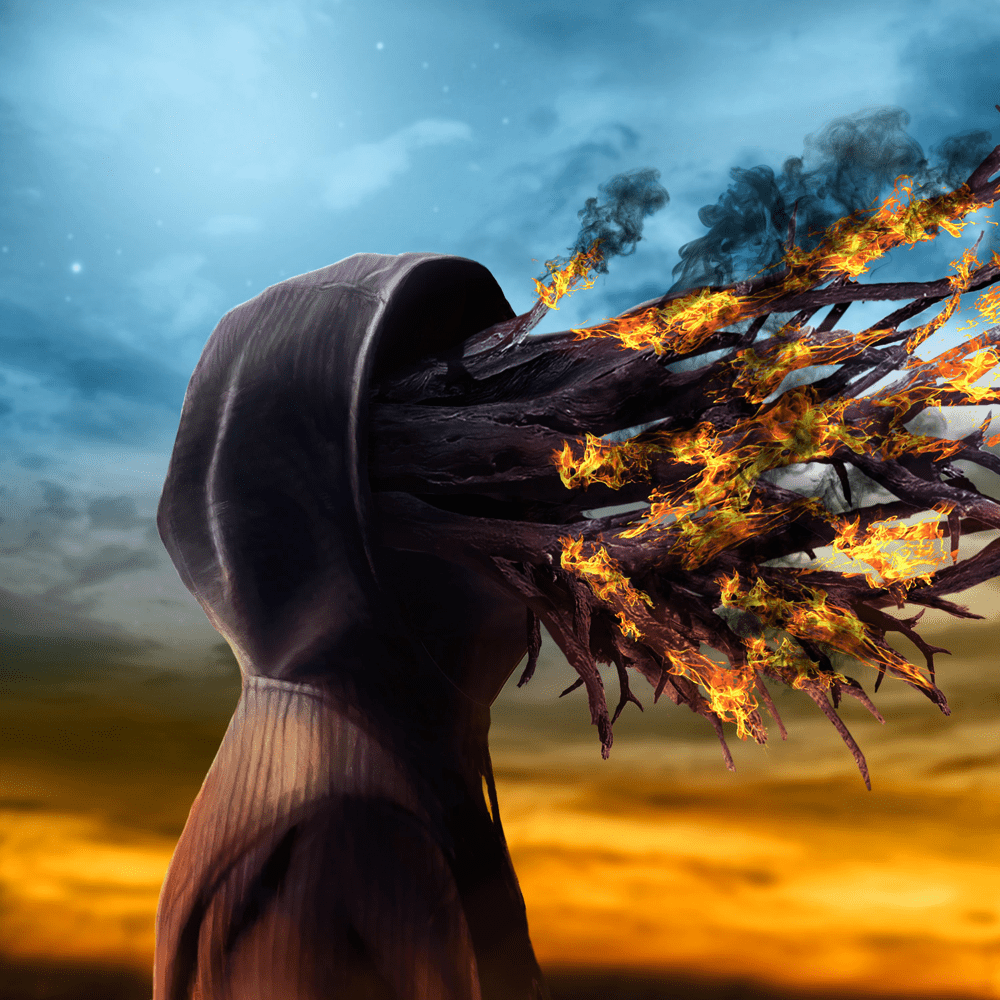 Album cover art for "Smoke in My Heart" by Unlike Pluto