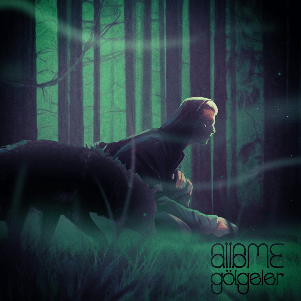 Album cover art for "Gölgeler" by Allame