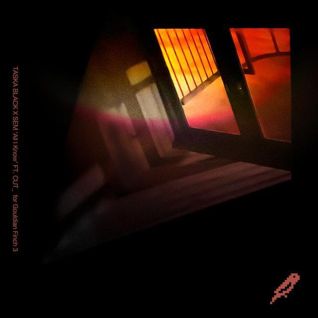 Album cover art for "All I Know" by Taska Black & Sem & CUT_