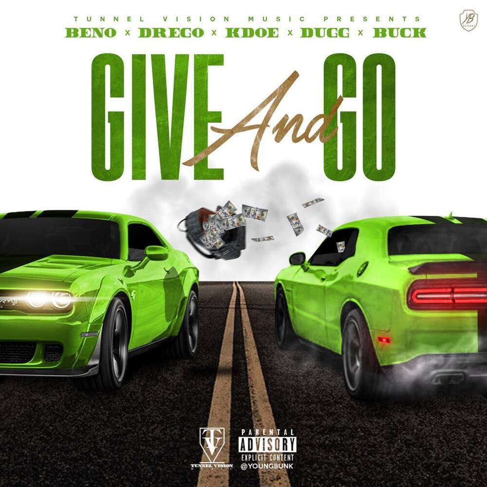Album cover art for "Give & Go" by Kdoe & East Warren Buck & 42 Dugg & Drego & Beno