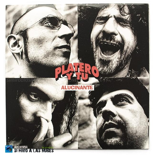 Album cover art for "Alucinante" by Platero Y Tú