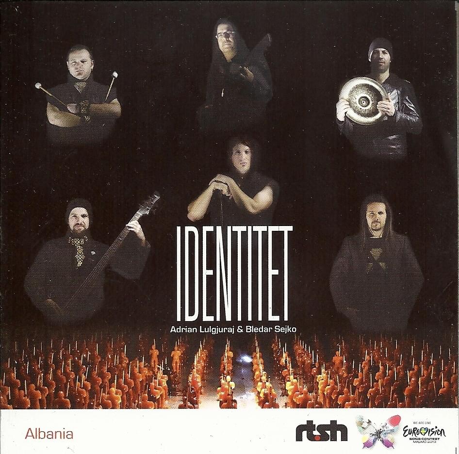 Album cover art for "Identitet" by Adrian Lulgjuraj