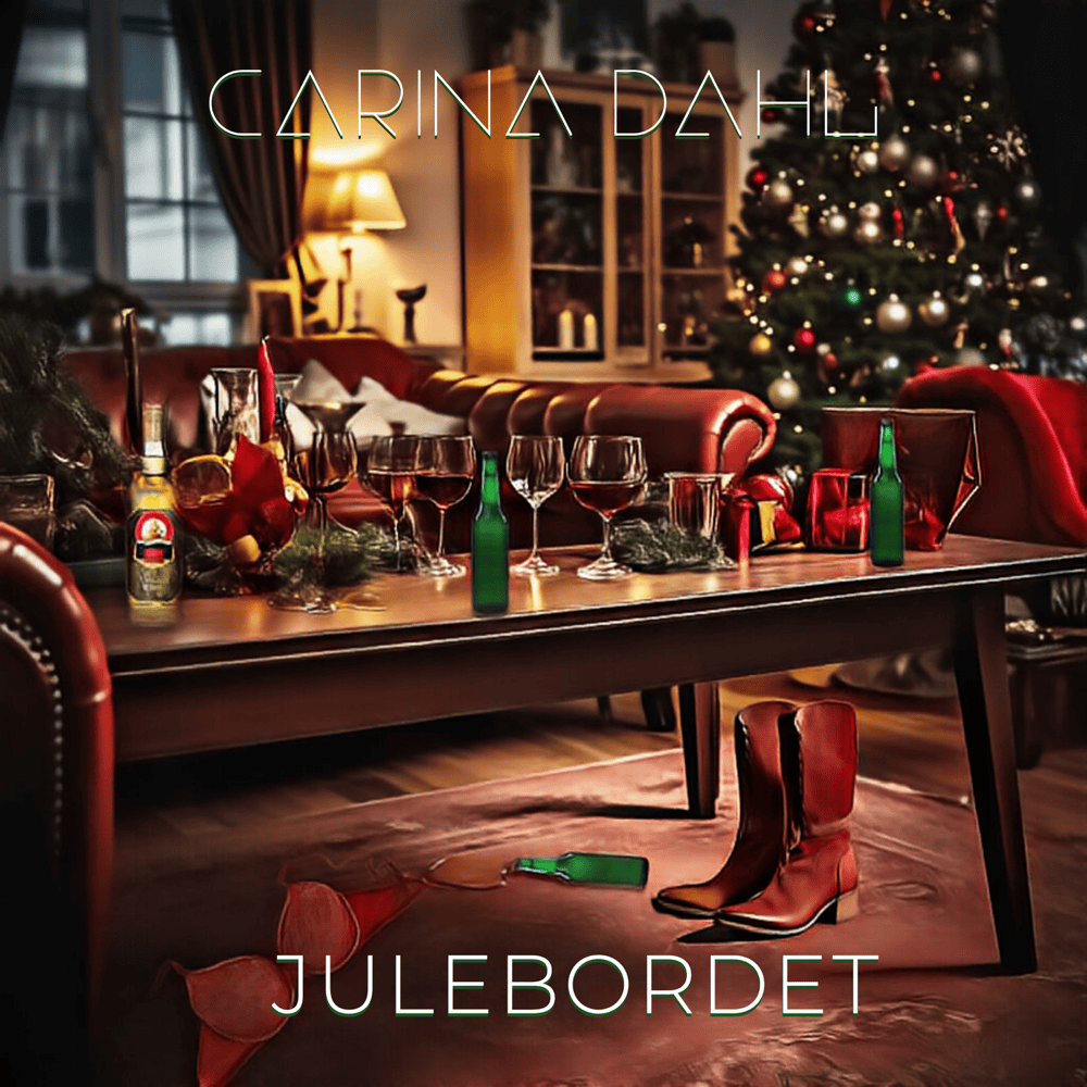 Album cover art for "Julebordet" by Carina Dahl
