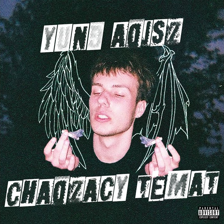 Album cover art for "CHODZĄCY TEMAT" by Yung Adisz