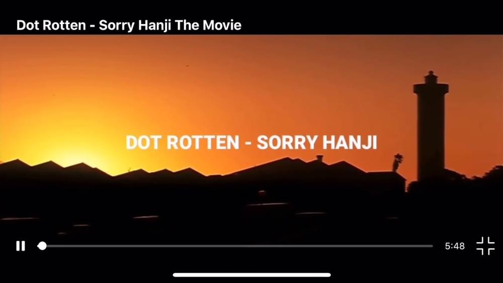 Album cover art for "Sorry Hanji" by Dot Rotten