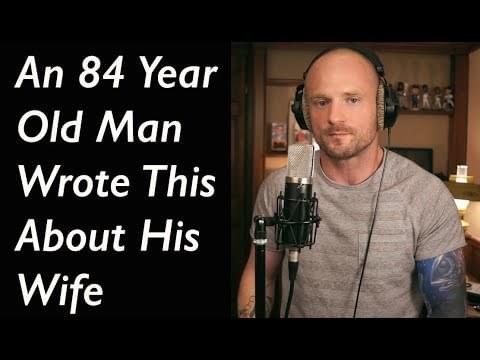 Album cover art for "An 84 Year Old Man Wrote This About His Wife" by Mac Lethal