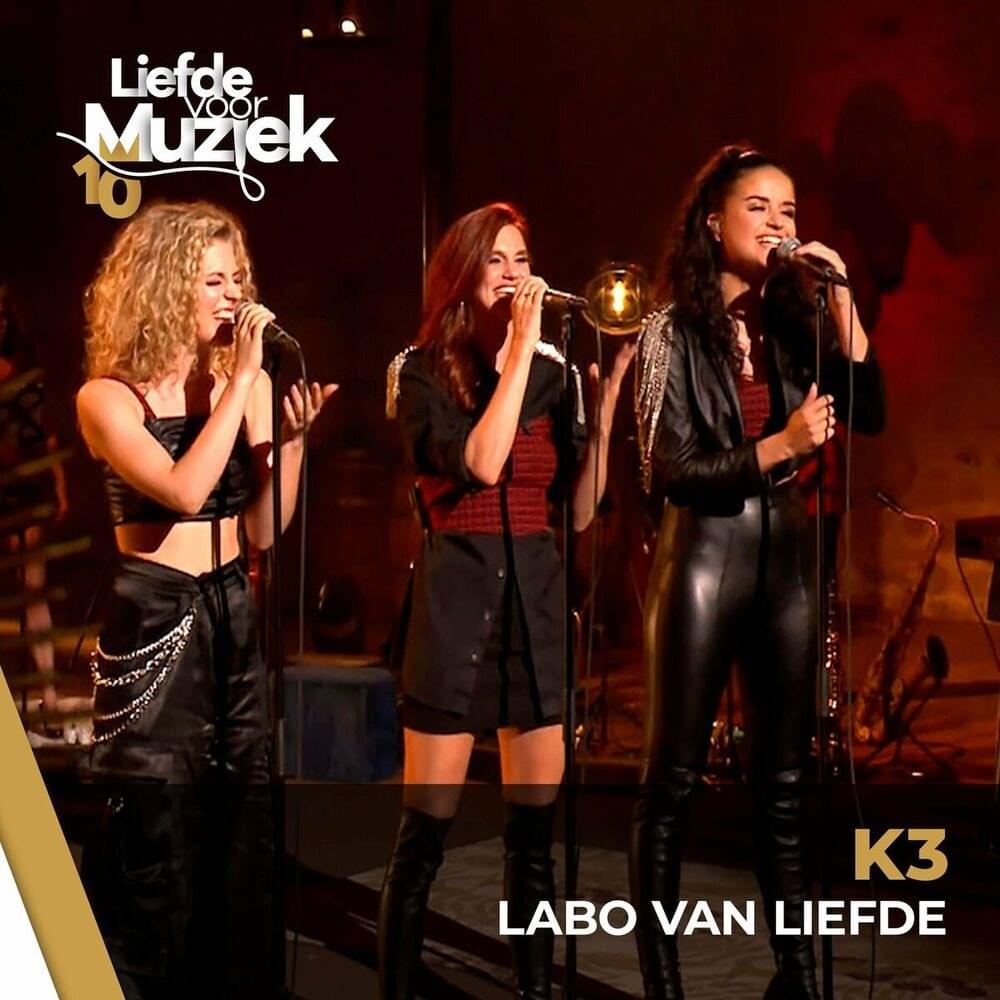 Album cover art for "Labo Van Liefde (uit Liefde Voor Muziek) - Live" by K3