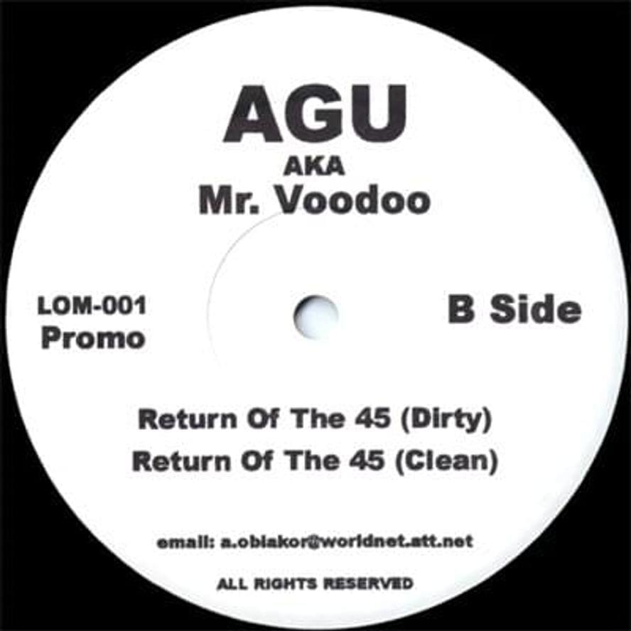 Album cover art for "Return of the 45 (Clean)" by Mr. Voodoo