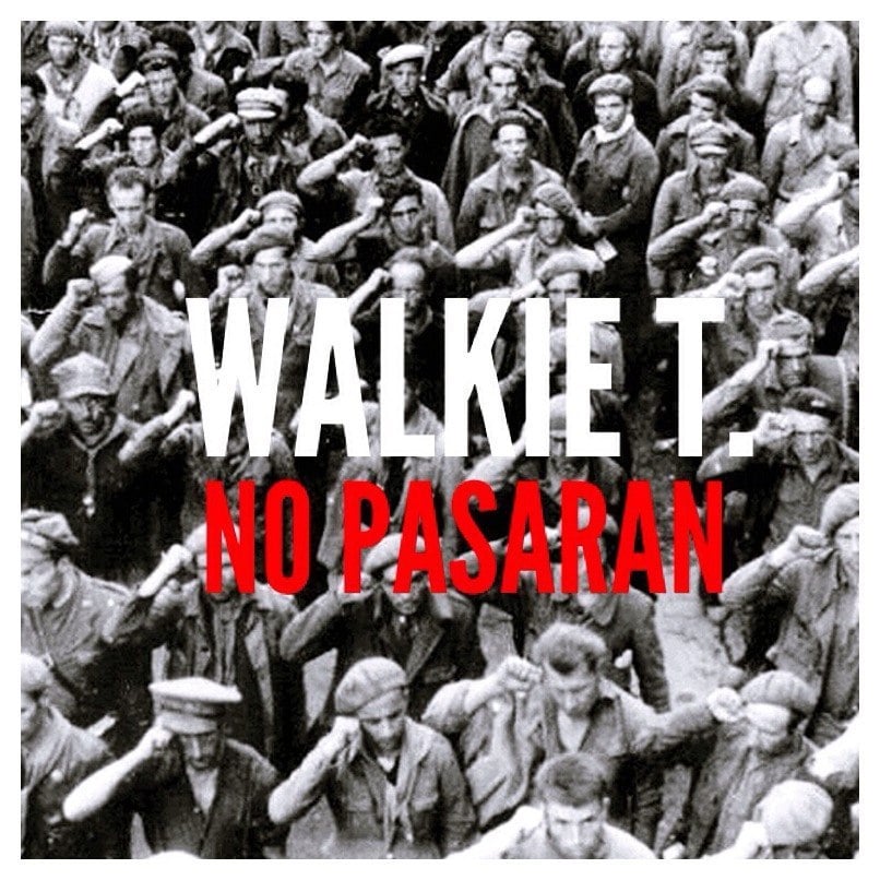 Album cover art for "NO PASARAN!" by Walkie