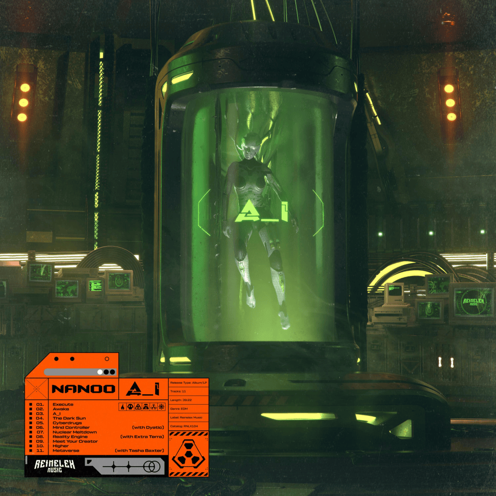 Album cover art for "Cyberdrugs" by Nanoo (EDM)