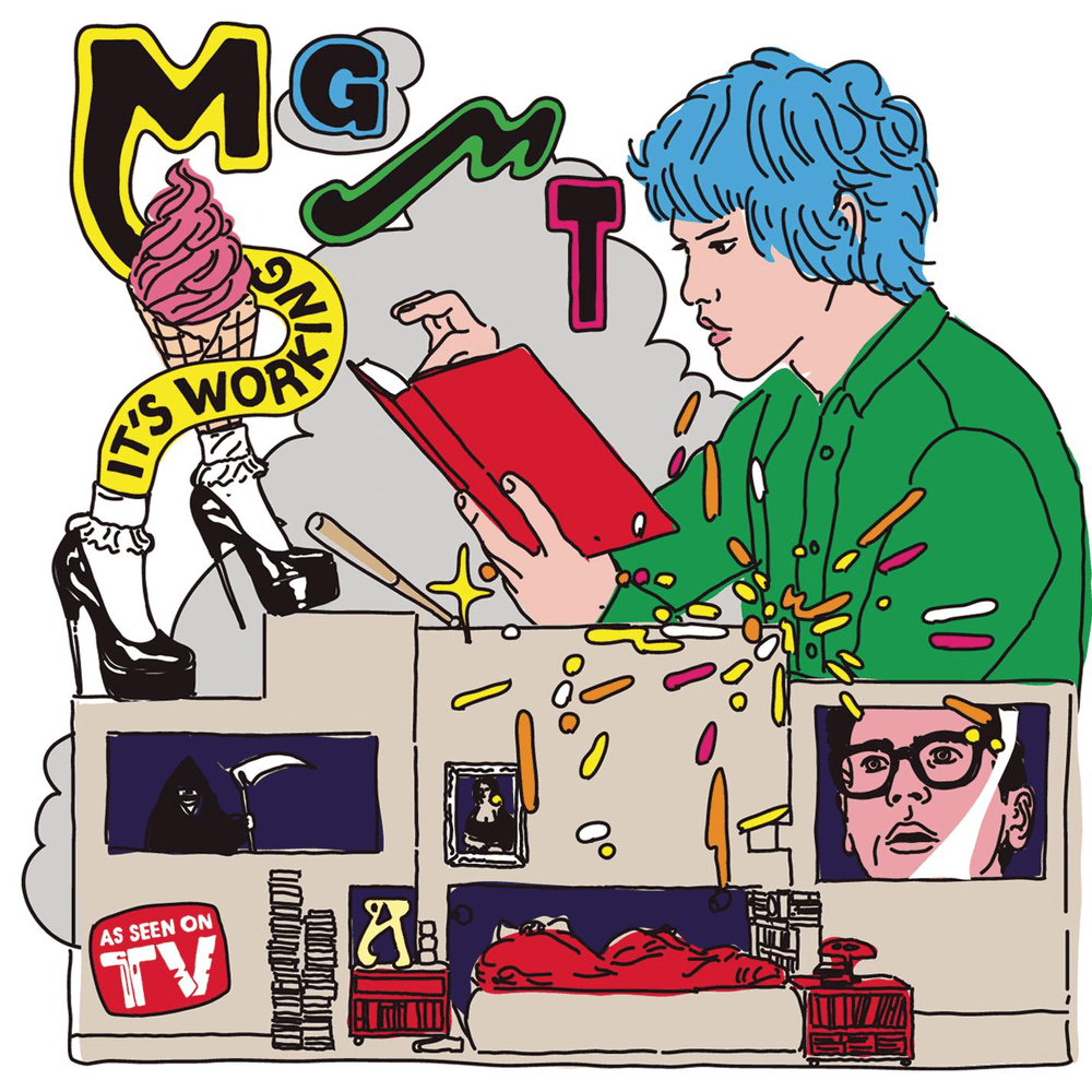Album cover art for "It’s Working" by MGMT
