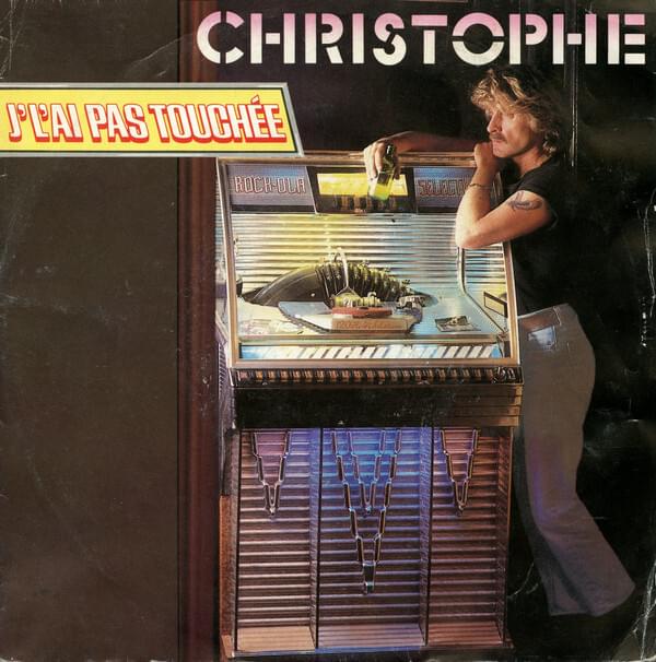 Album cover art for "J’l’ai pas touchée" by Christophe
