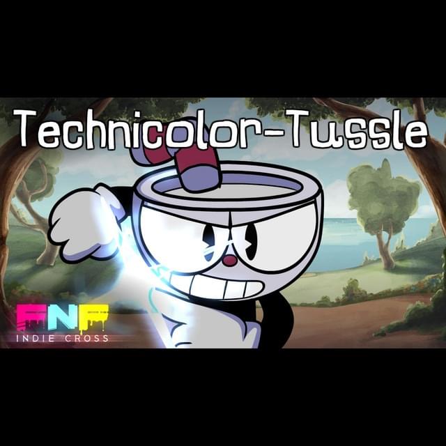 Album cover art for "Technicolor Tussle" by BLVKAROT