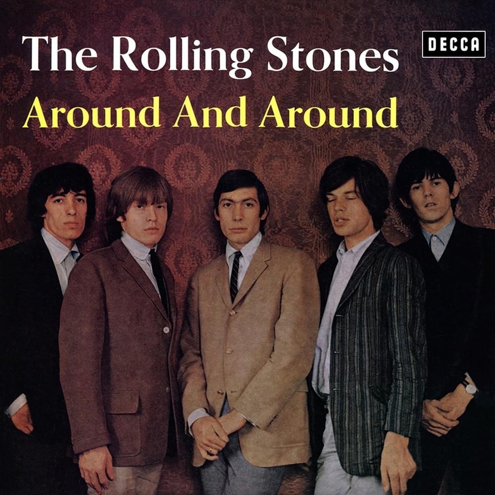 Album cover art for "Around and Around" by The Rolling Stones