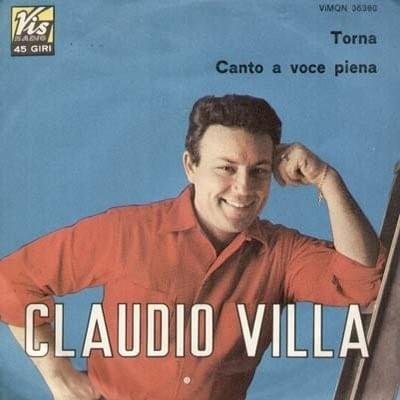 Album cover art for "Canto a voce piena" by Claudio Villa