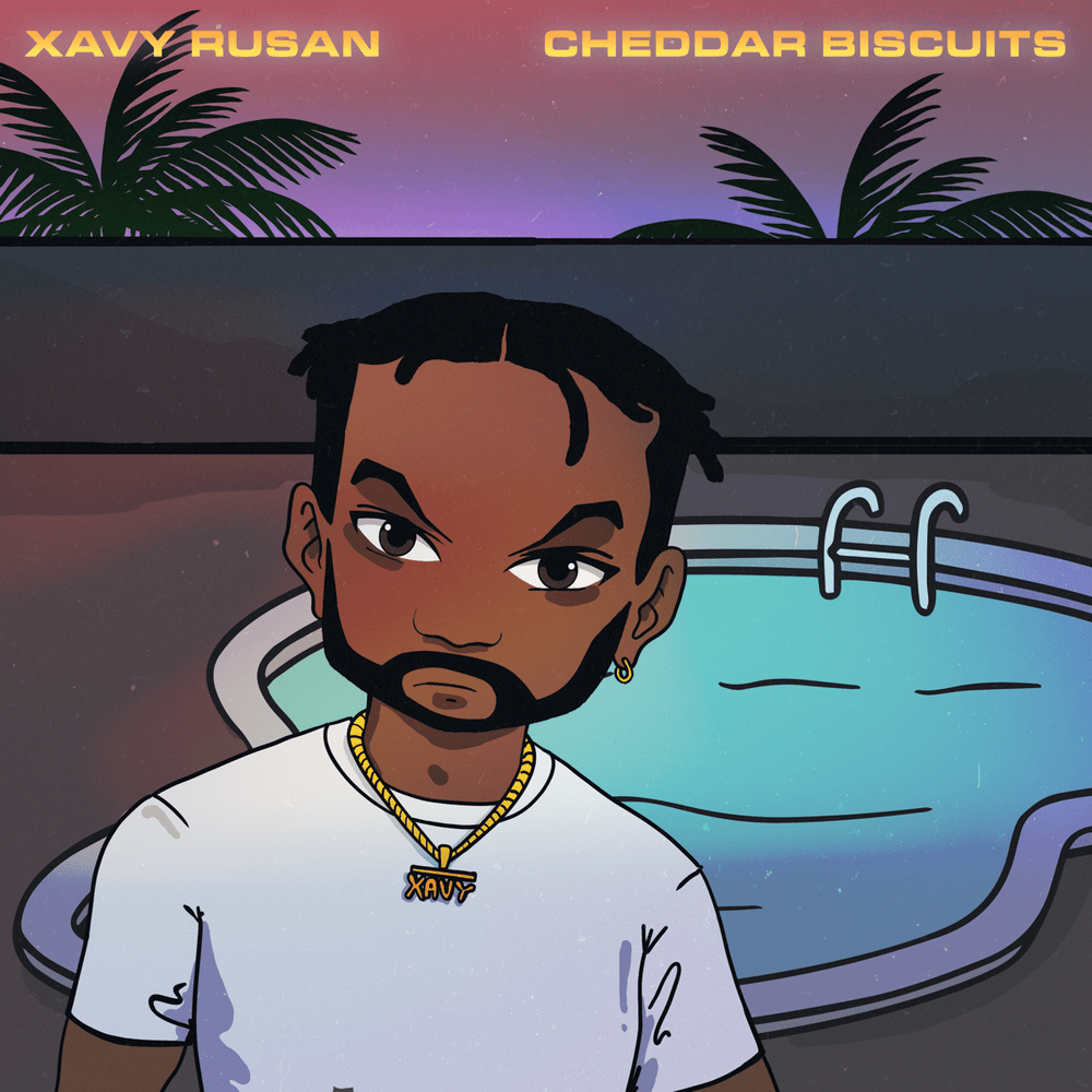 Album cover art for "Cheddar Biscuits" by Xavy Rusan