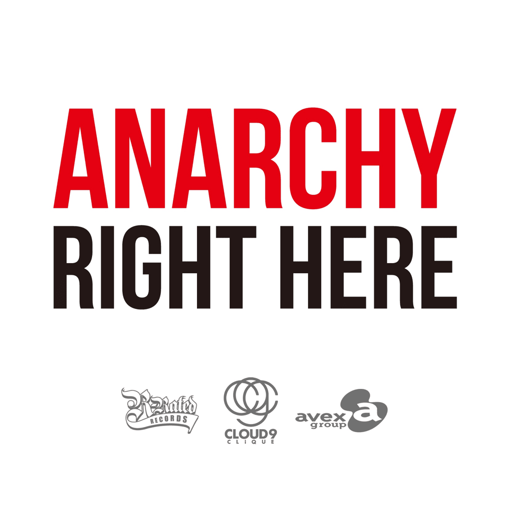 Album cover art for "Right Here" by ANARCHY
