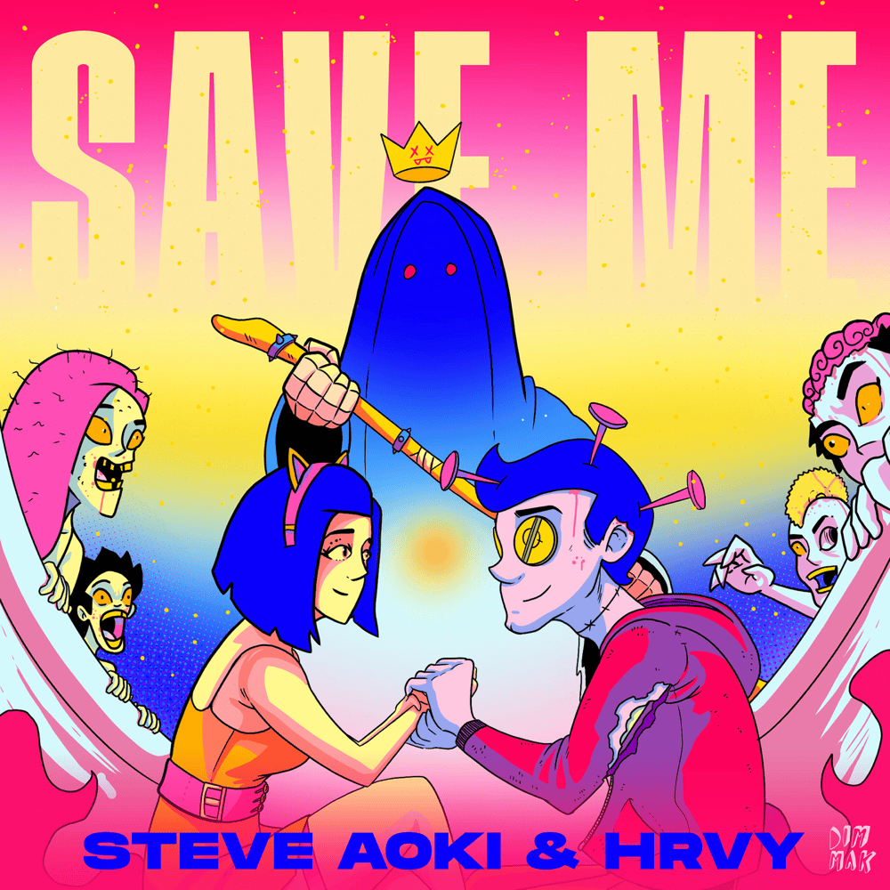 Album cover art for "Save Me" by Steve Aoki