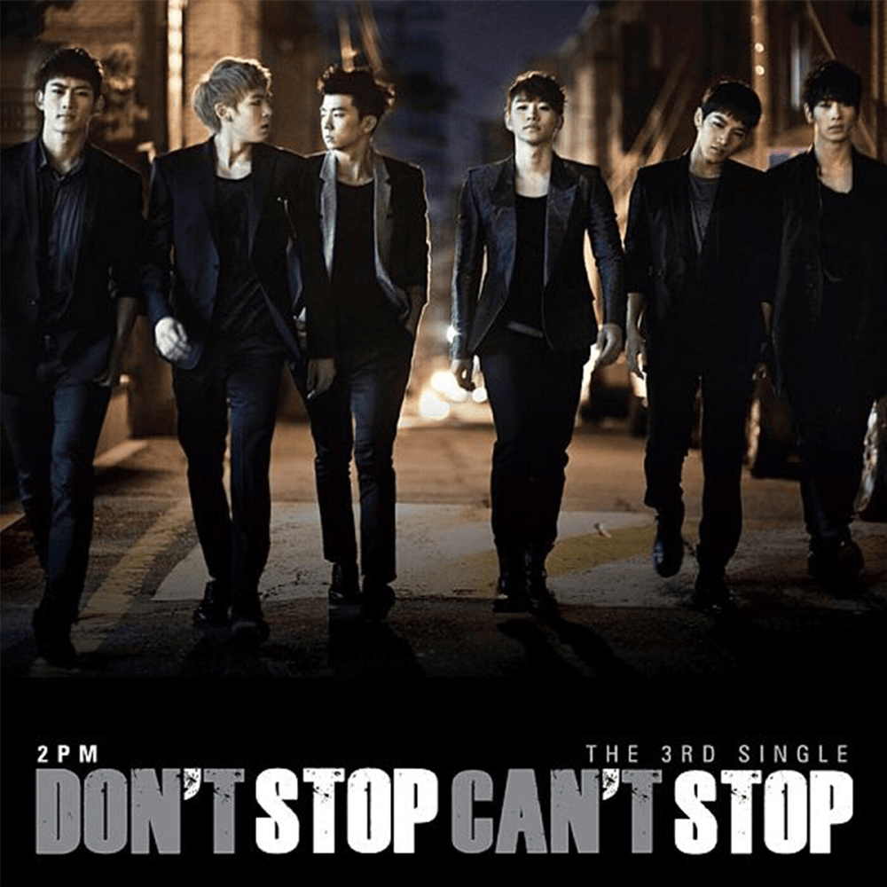 Album cover art for "Don’t Stop Can’t Stop" by 2PM (투피엠)