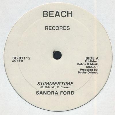 Album cover art for "Summertime" by Sandra Ford