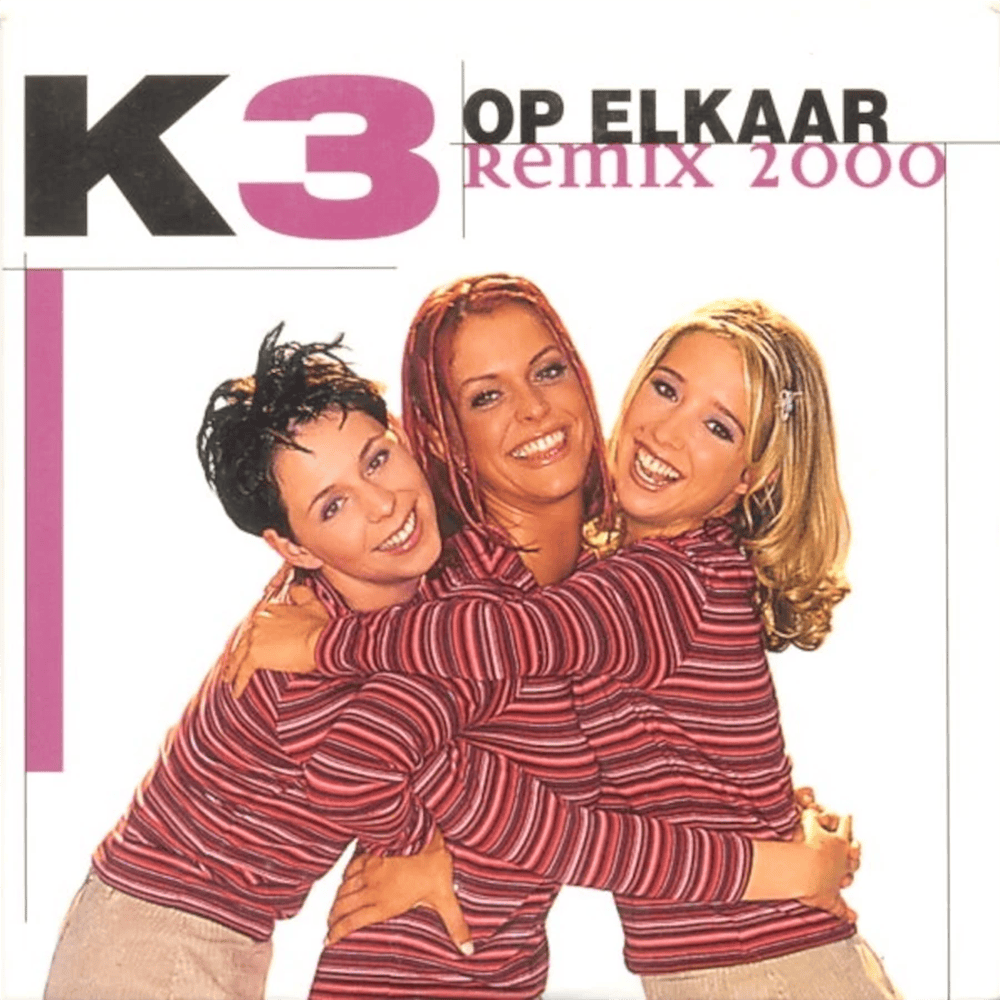 Album cover art for "Op Elkaar" by K3