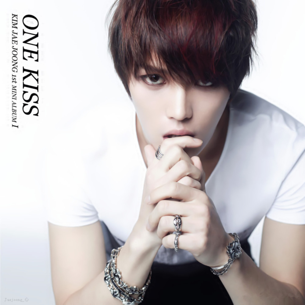 Album cover art for "One Kiss" by Kim Jae Joong (김재중)