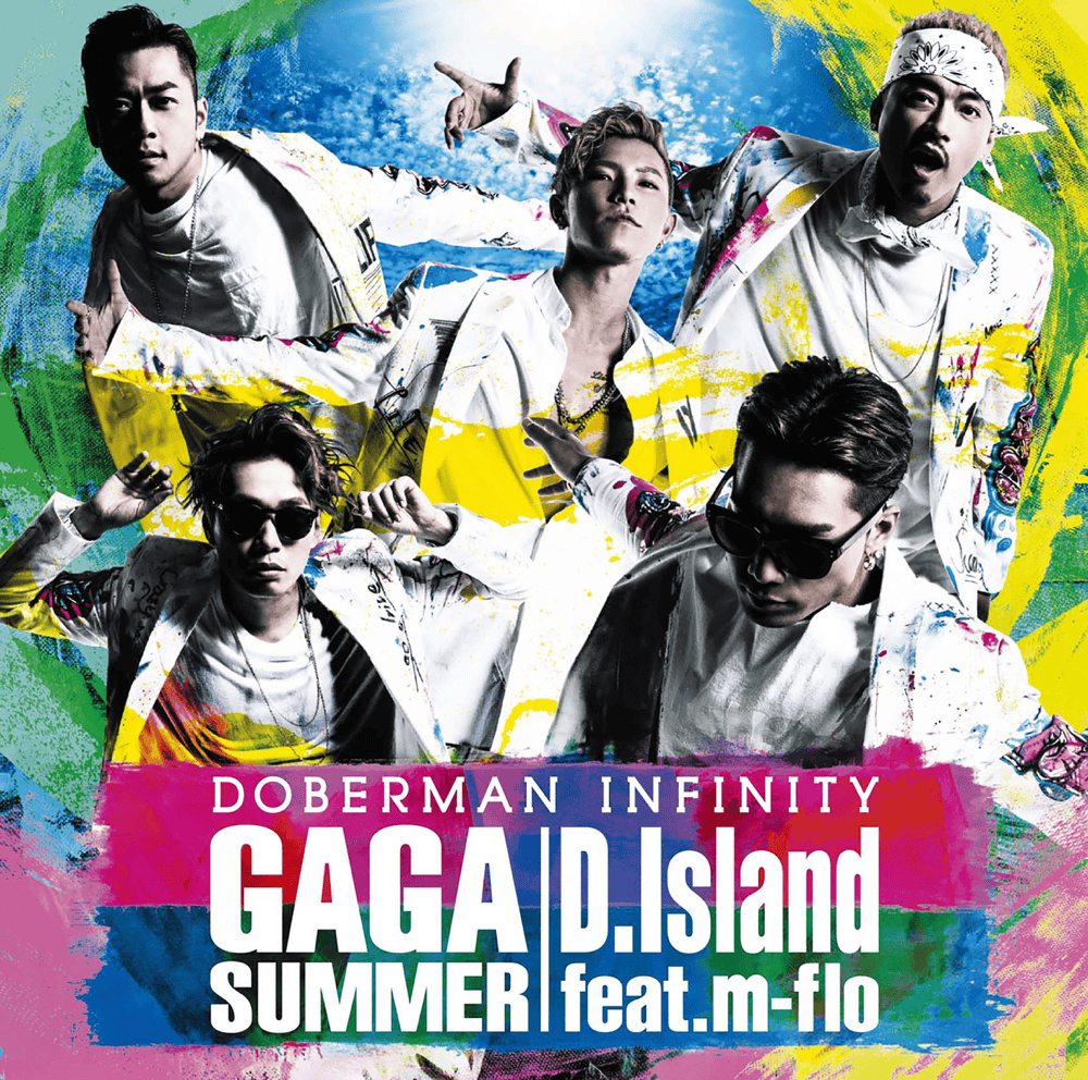 Album cover art for "GA GA SUMMER" by DOBERMAN INFINITY