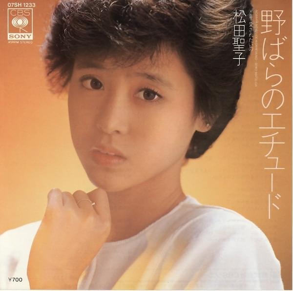 Album cover art for "野ばらのエチュード (Nobara no Etude)" by 松田聖子 (Seiko Matsuda)