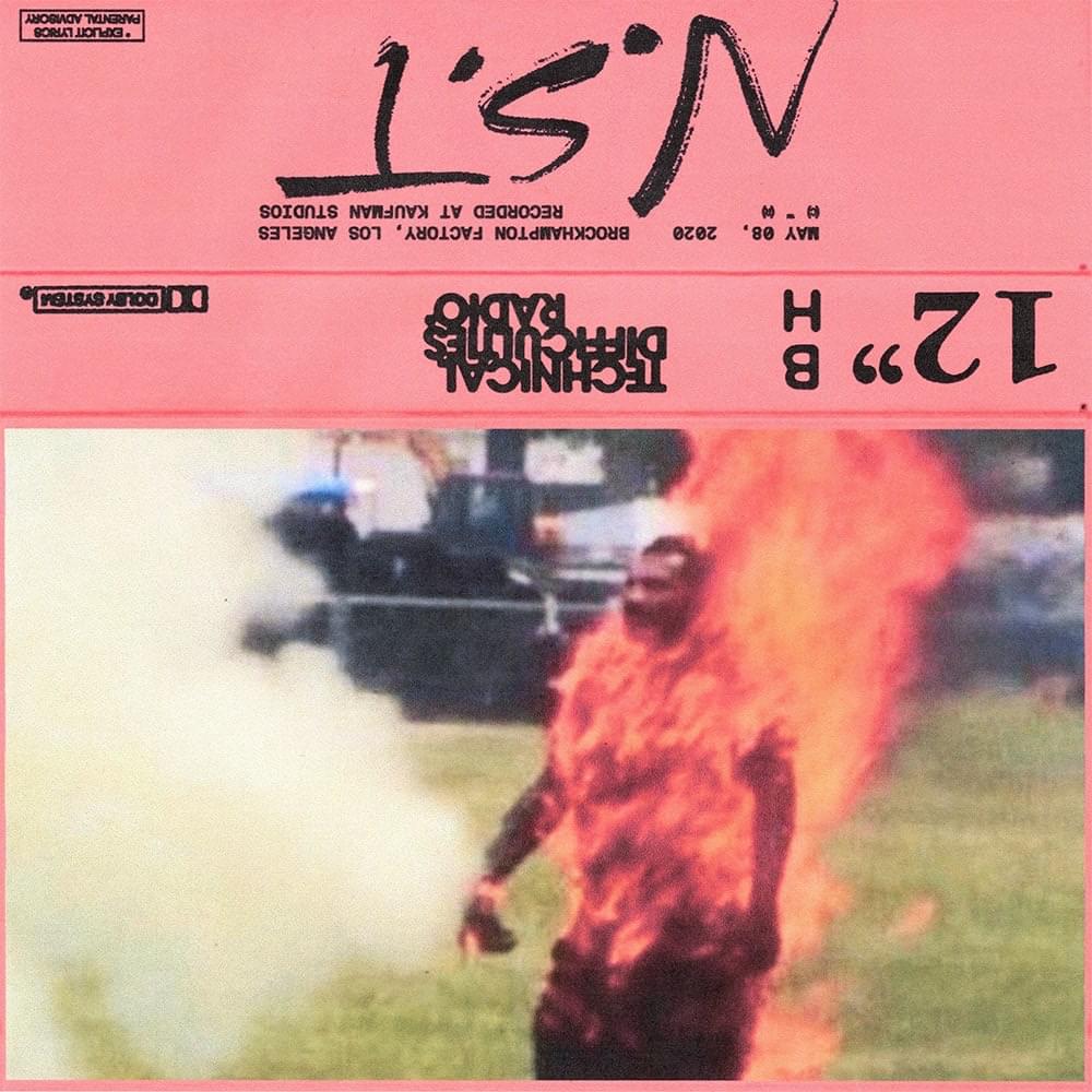 Album cover art for "N.S.T" by BROCKHAMPTON