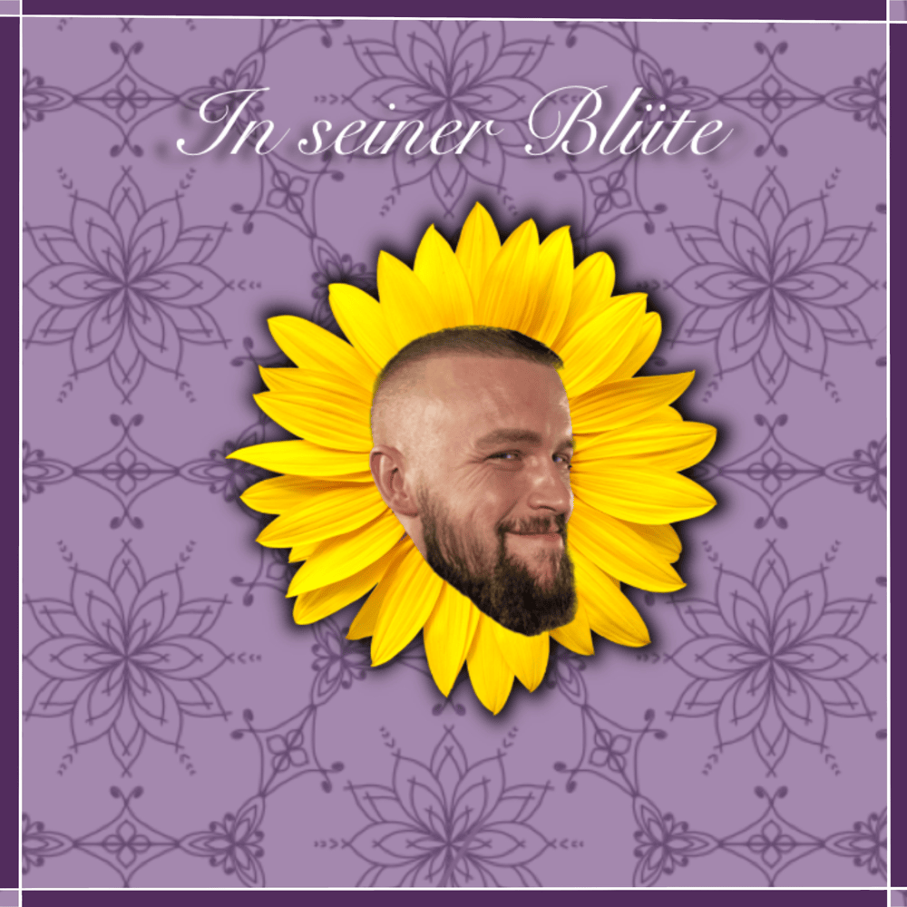 Album cover art for "IN SEINER BLÜTE" by Kollegah