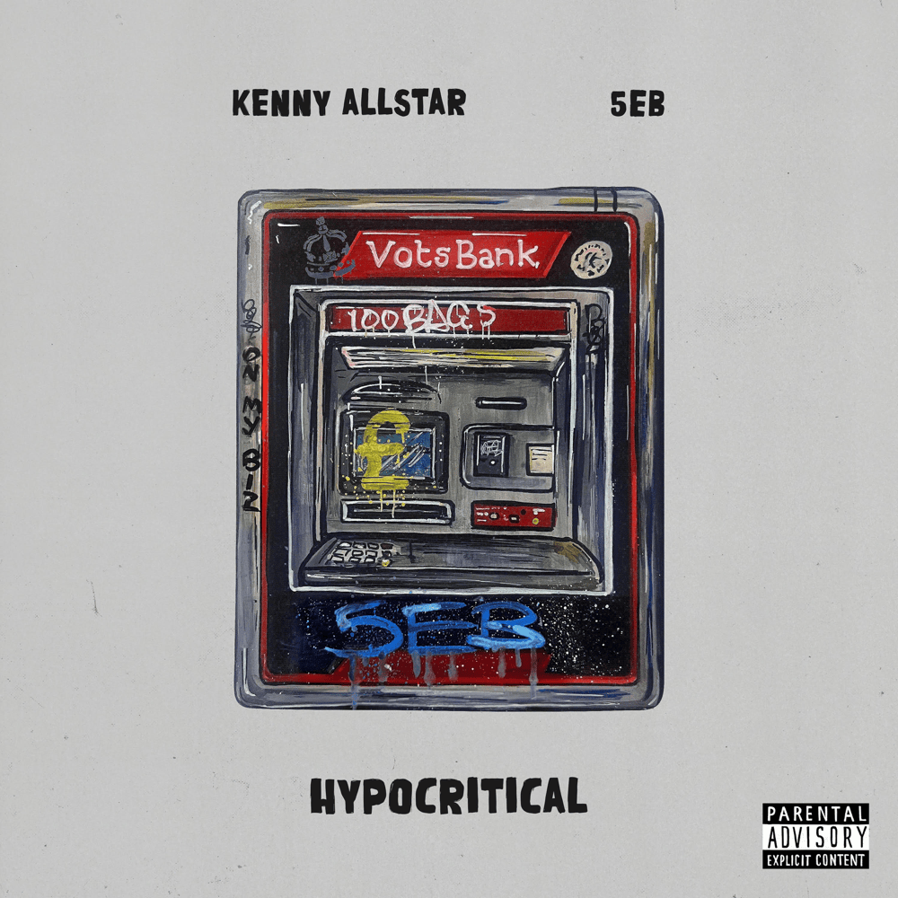 Album cover art for "Hypocritical" by Kenny Allstar