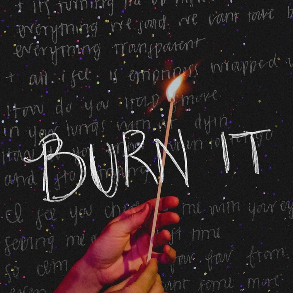 Album cover art for "Burn It" by Anabel Englund