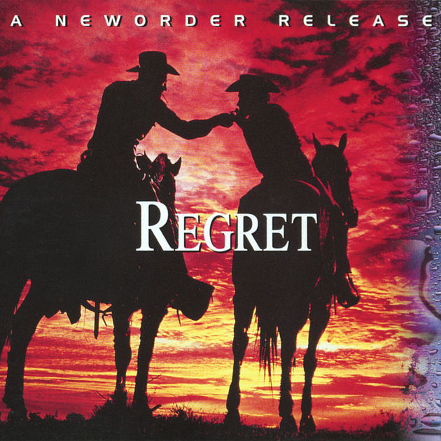 Album cover art for "Regret" by New Order