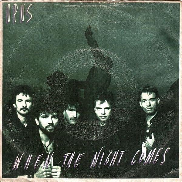 Album cover art for "When the Night Comes" by Opus