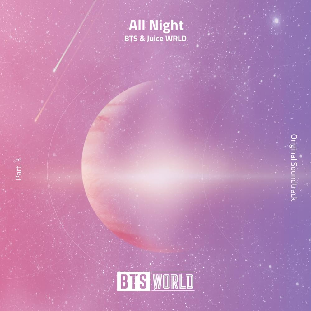 Album cover art for "All Night" by BTS