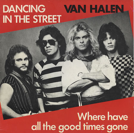 Album cover art for "Dancing in the Street" by Van Halen
